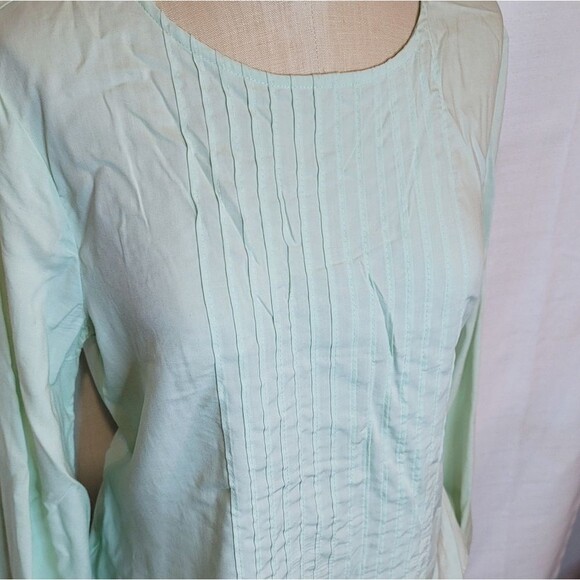 Old Navy Mint Green Peasant Boho Top Size Small - Picture 3 of 5